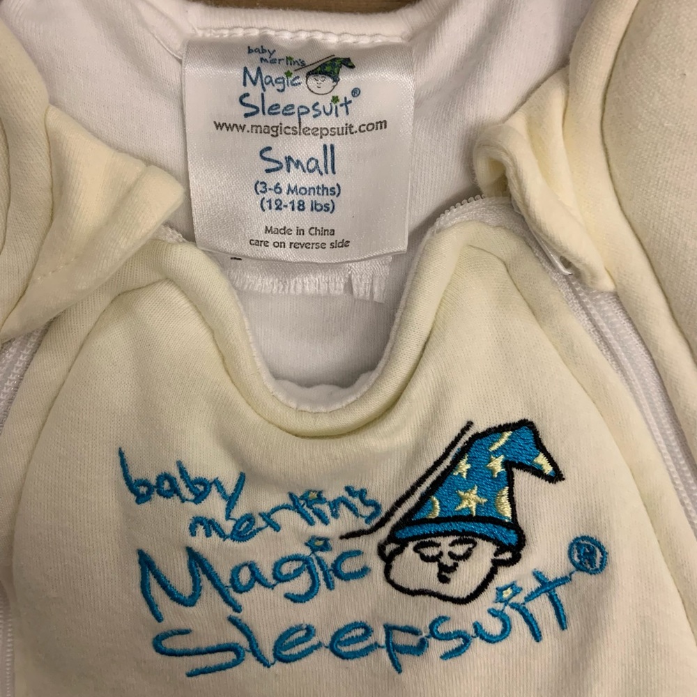 Small 3-6 Months Baby Merlin’s Magic Sleepsuit